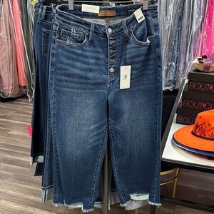 Judy blue Dark Blue Ankle Jeans